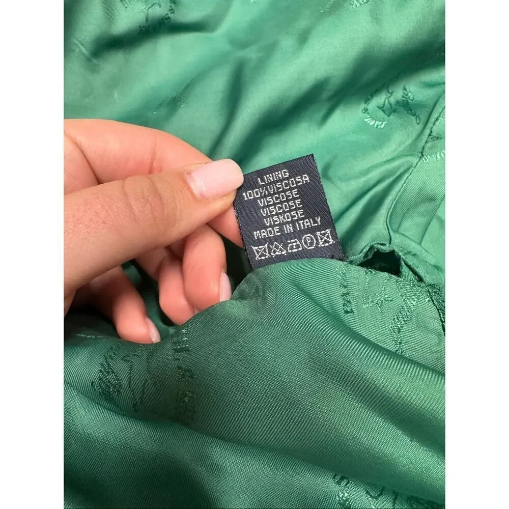 Vintage Paul & Shark Wool Yacht Club Lined Bomber Jacket Made in Italy Sz Small - Picture 8 of 12